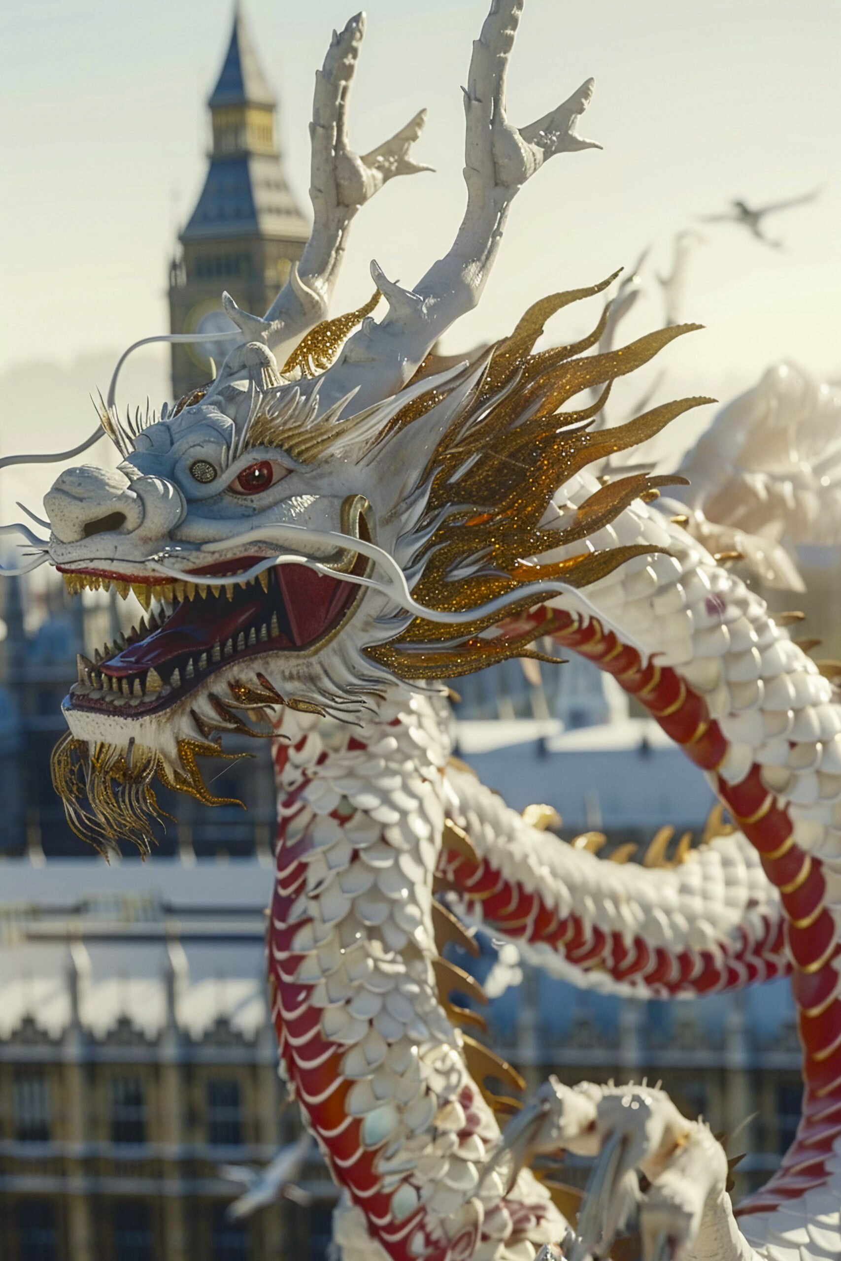 Dragon symbolizing the power and vitality of Hong Kong, representing AsiaLink’s strength in global sourcing.